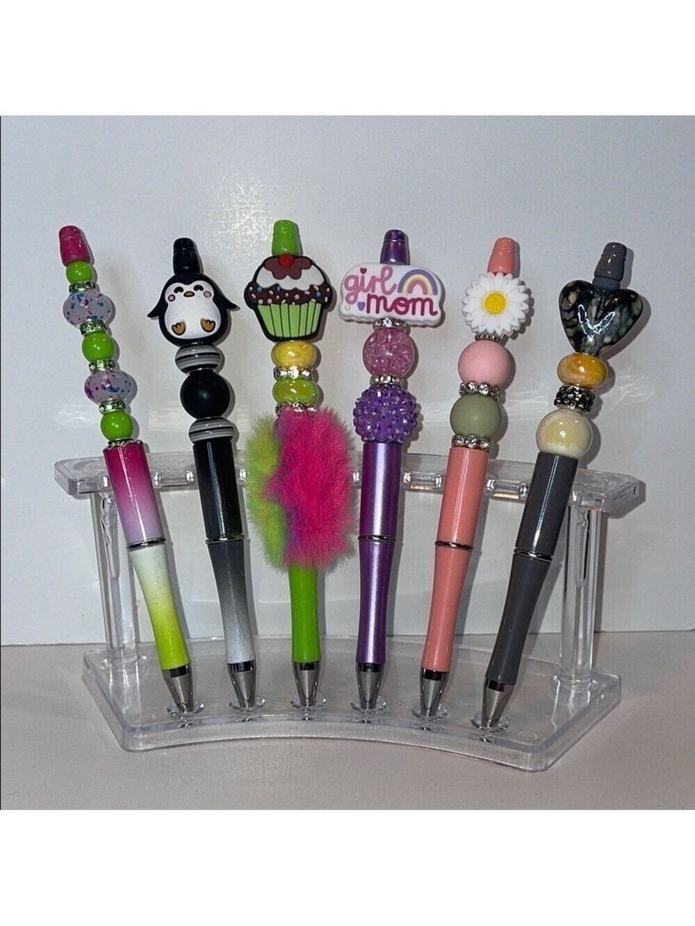 Colorful Beaded Pen Set